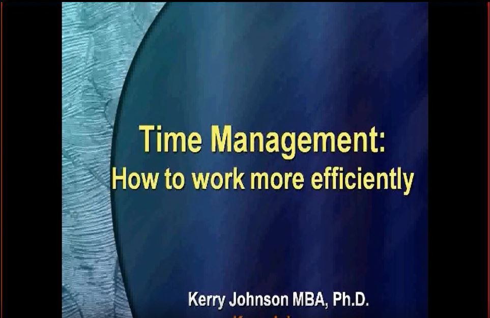 Time Management Part 2